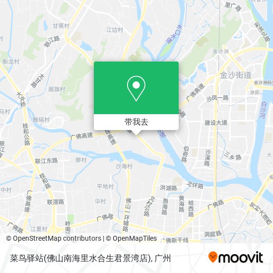 菜鸟驿站(佛山南海里水合生君景湾店)地图