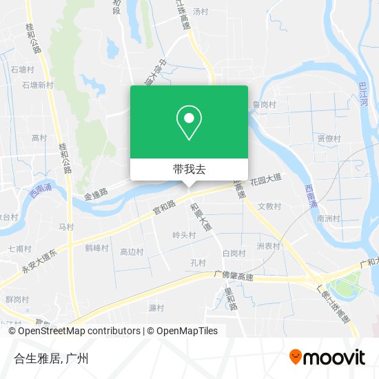 合生雅居地图