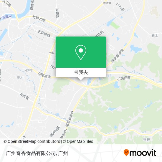 广州奇香食品有限公司地图