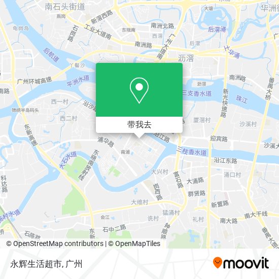 永辉生活超市地图