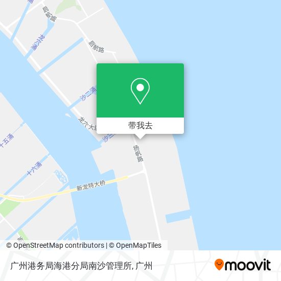 广州港务局海港分局南沙管理所地图