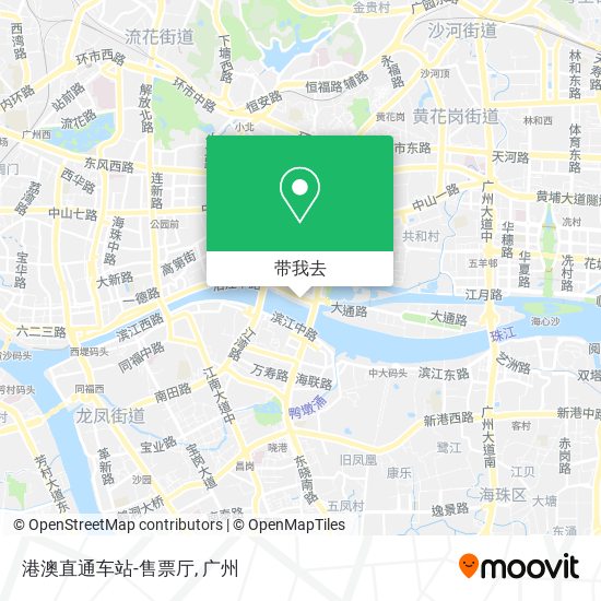 港澳直通车站-售票厅地图