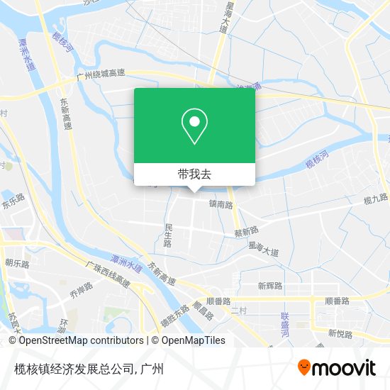 榄核镇经济发展总公司地图