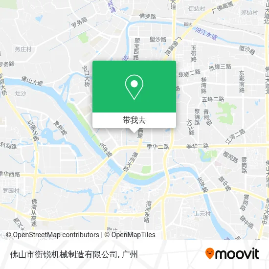 佛山市衡锐机械制造有限公司地图