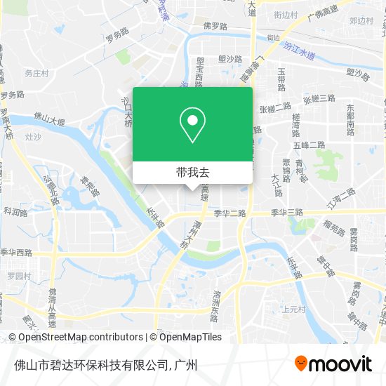 佛山市碧达环保科技有限公司地图