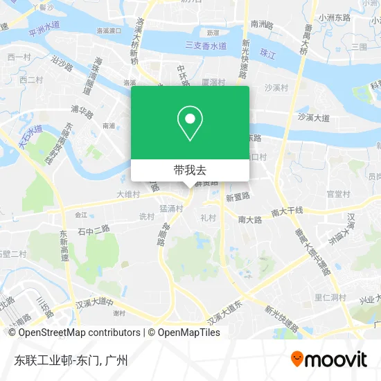 东联工业邨-东门地图