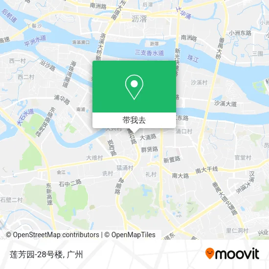 莲芳园-28号楼地图