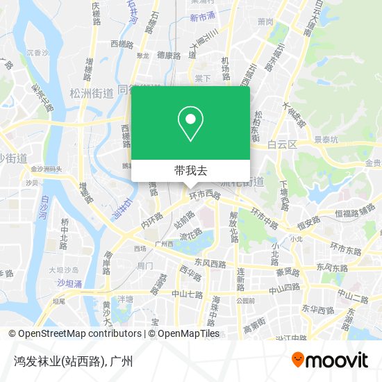 鸿发袜业(站西路)地图