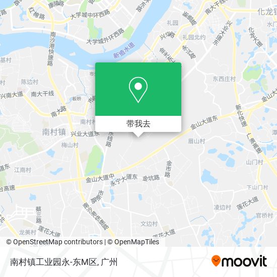 南村镇工业园永-东M区地图