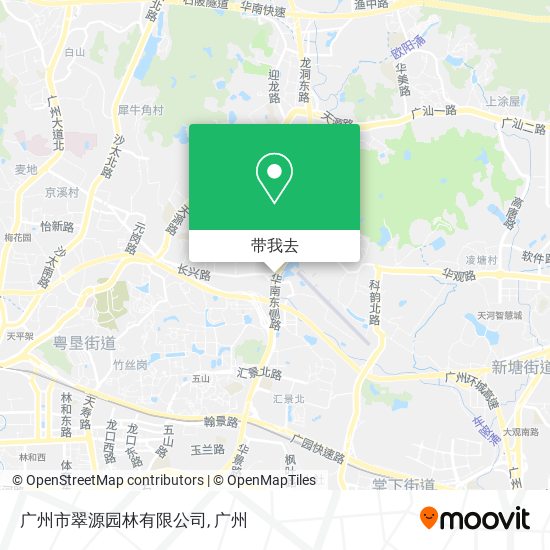 广州市翠源园林有限公司地图
