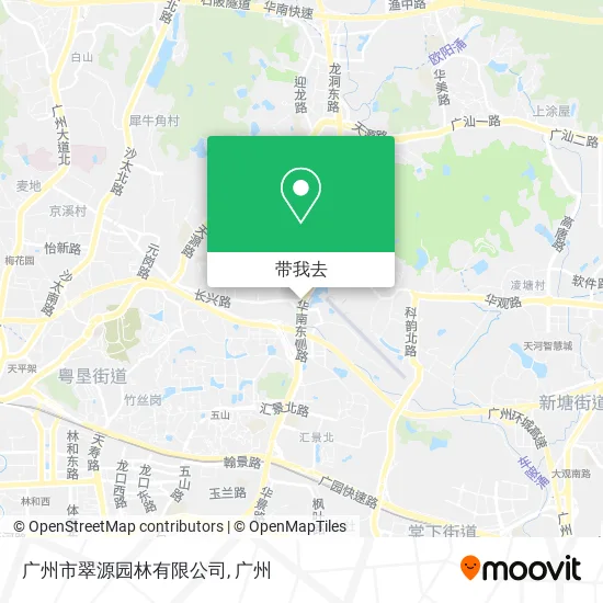 广州市翠源园林有限公司地图