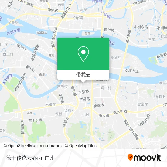 德干传统云吞面地图