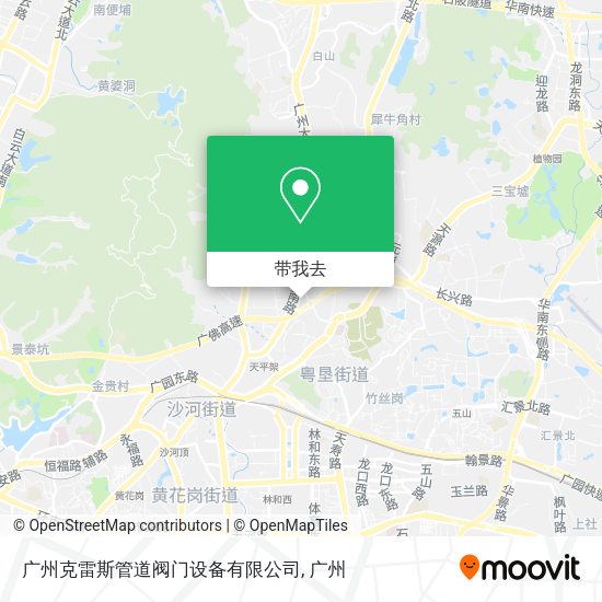 广州克雷斯管道阀门设备有限公司地图