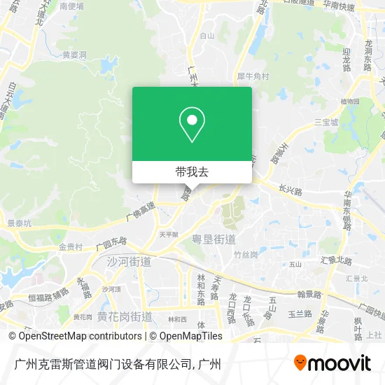 广州克雷斯管道阀门设备有限公司地图