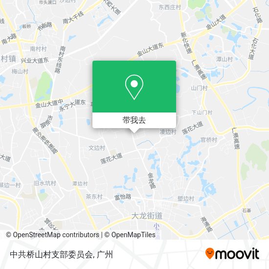 中共桥山村支部委员会地图