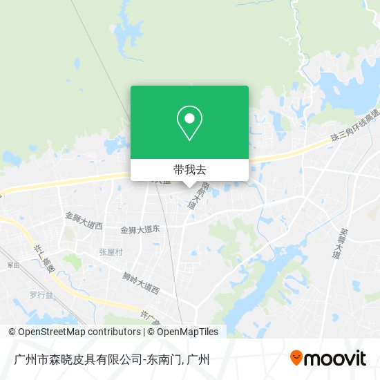 广州市森晓皮具有限公司-东南门地图