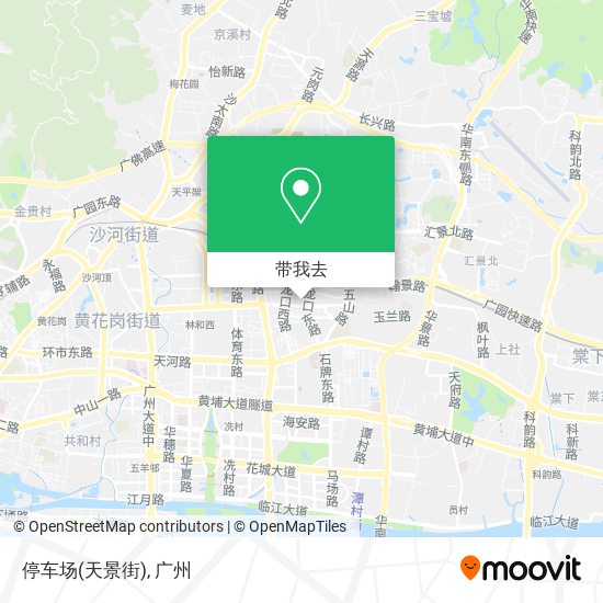 停车场(天景街)地图