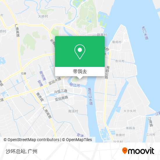 沙环总站地图
