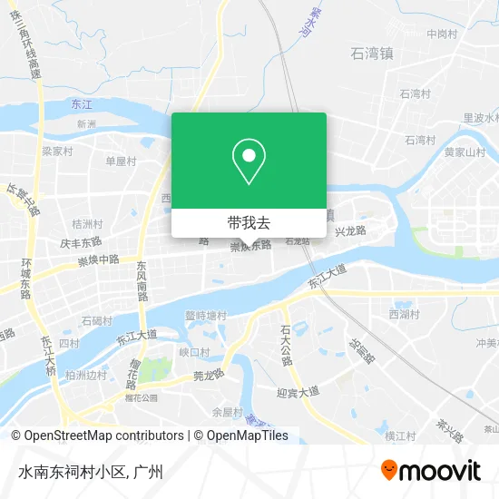 水南东祠村小区地图