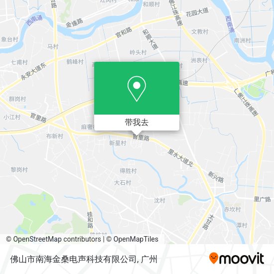 佛山市南海金桑电声科技有限公司地图
