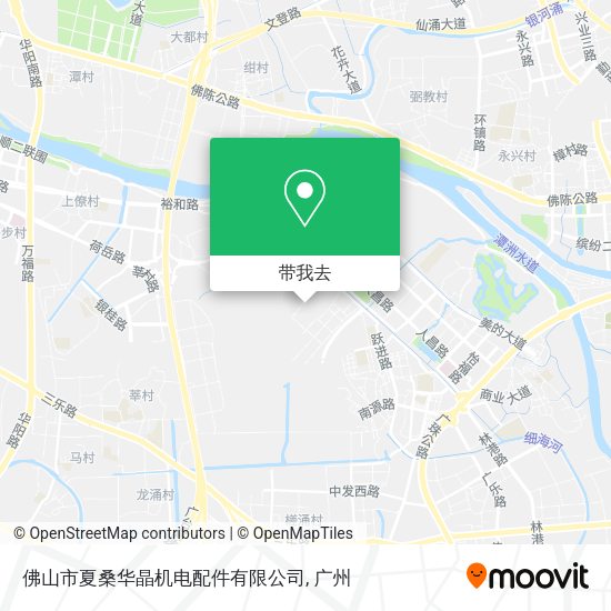 佛山市夏桑华晶机电配件有限公司地图