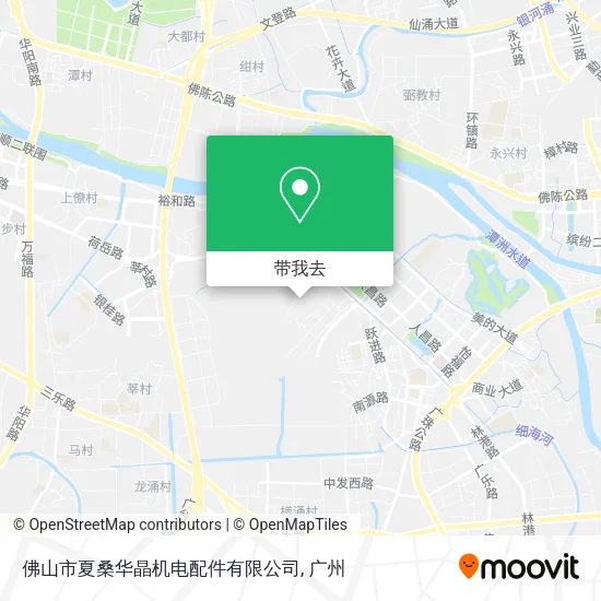 佛山市夏桑华晶机电配件有限公司地图