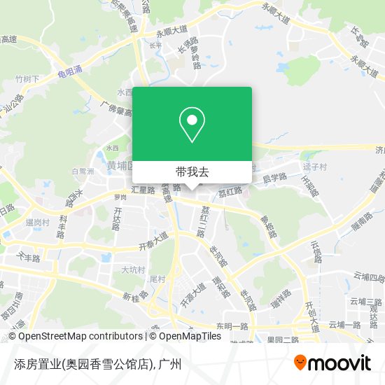 添房置业(奥园香雪公馆店)地图