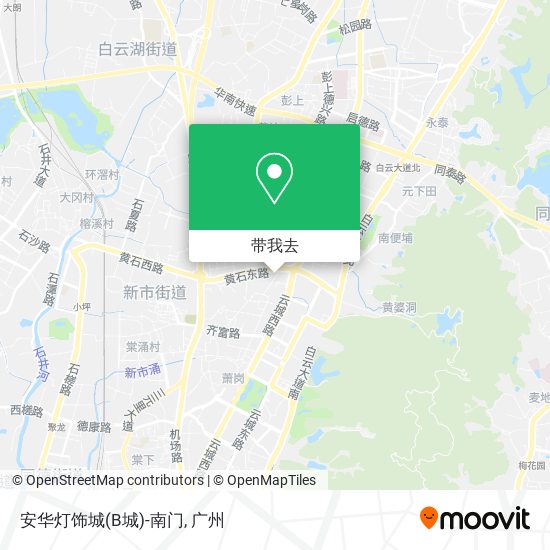 安华灯饰城(B城)-南门地图