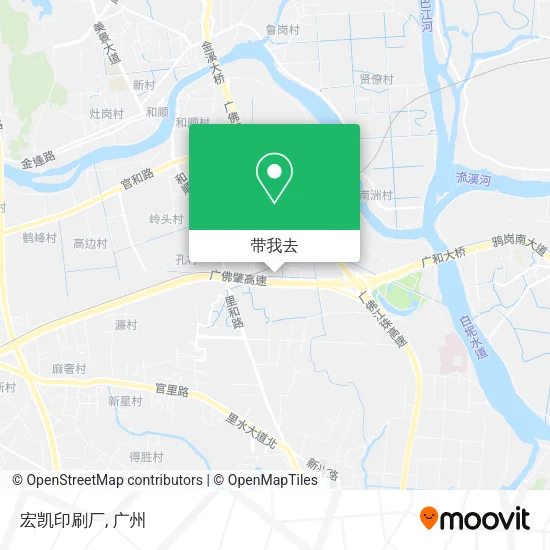 宏凯印刷厂地图