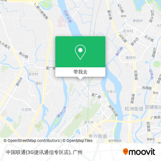 中国联通(3G捷讯通信专区店)地图