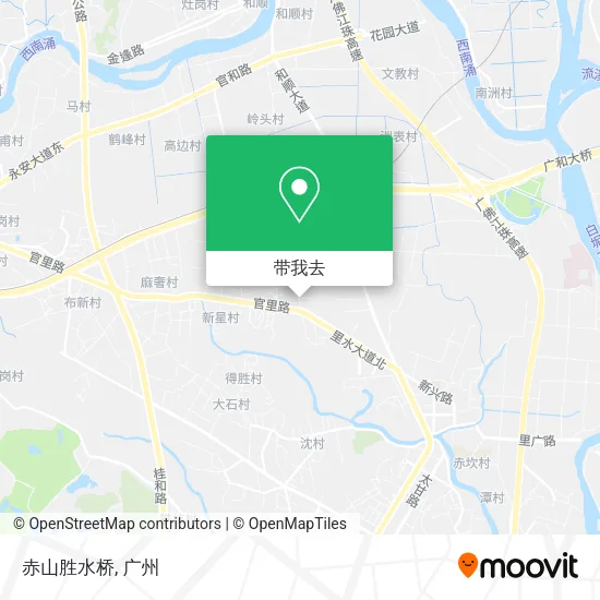 赤山胜水桥地图