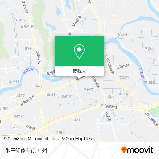 和平维修车行地图