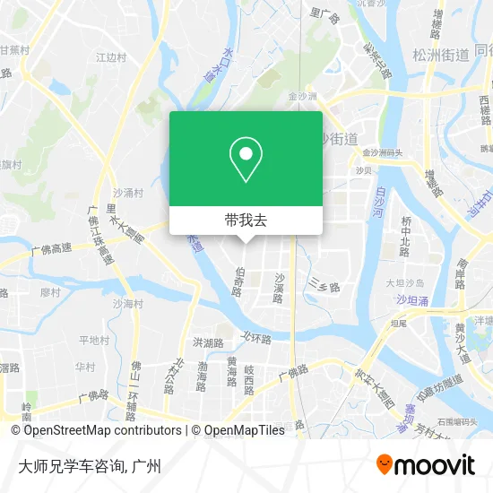 大师兄学车咨询地图