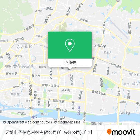 天博电子信息科技有限公司(广东分公司)地图