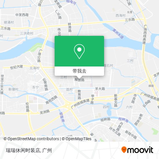 瑞瑞休闲时装店地图