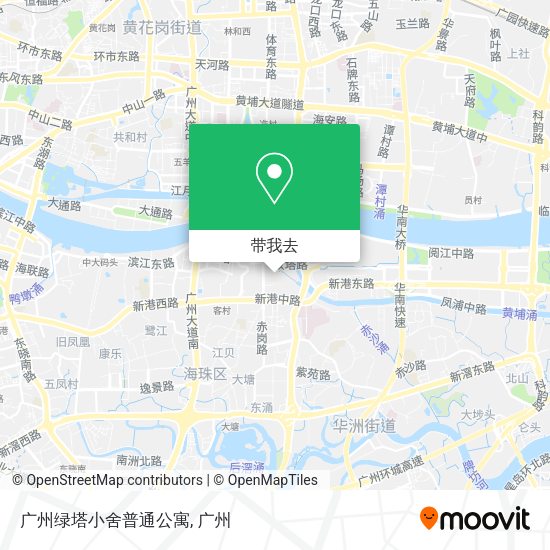 广州绿塔小舍普通公寓地图