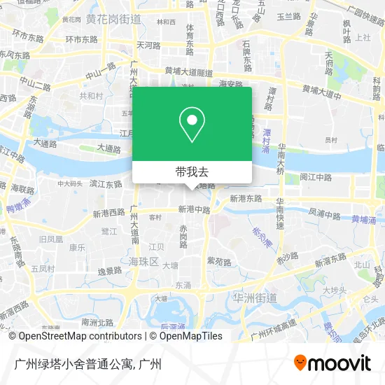 广州绿塔小舍普通公寓地图