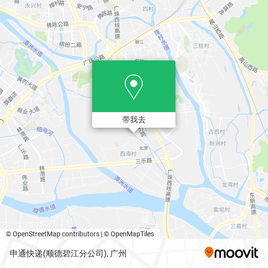 申通快递(顺德碧江分公司)地图