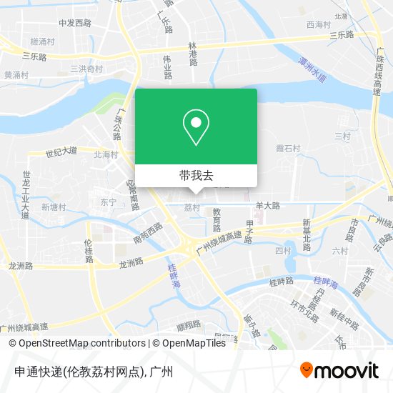 申通快递(伦教荔村网点)地图