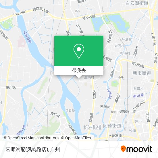宏顺汽配(凤鸣路店)地图