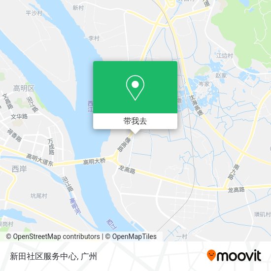 新田社区服务中心地图