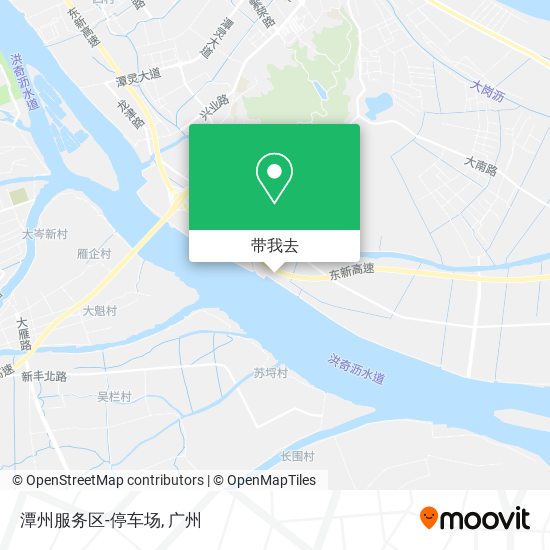 潭州服务区-停车场地图
