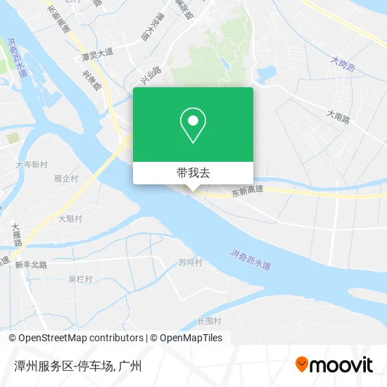 潭州服务区-停车场地图