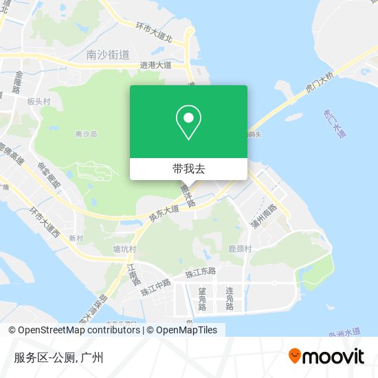 服务区-公厕地图