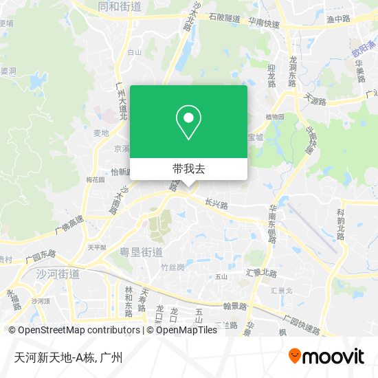 天河新天地-A栋地图