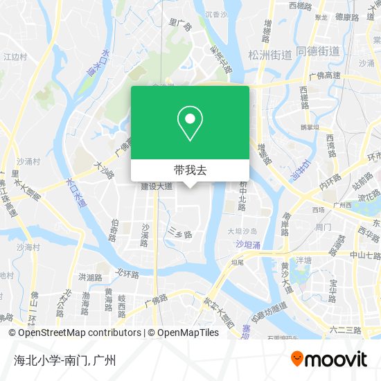 海北小学-南门地图
