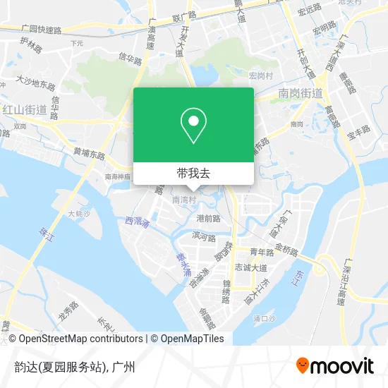 韵达(夏园服务站)地图