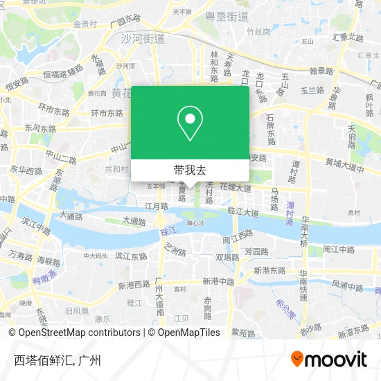 西塔佰鲜汇地图