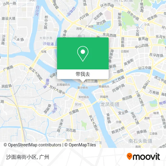 沙面南街小区地图