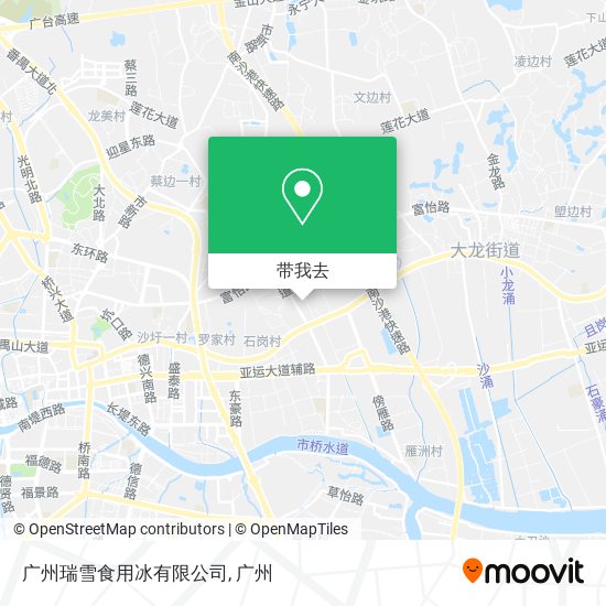 广州瑞雪食用冰有限公司地图